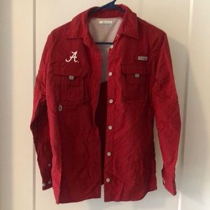 Alabama Columbia PFG Button Up